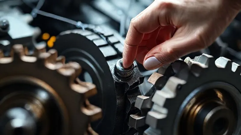 A photorealistic image of gears turning seamlessly, with digital lines connecting them, representing interconnected automated tools and workflows. A hand is subtly adjusting a small gear, indicating human control and optimization. Cinematic lighting, sharp focus, 8K hyper-detailed.