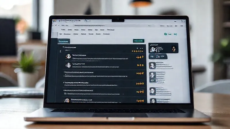 A screen of a laptop showing a well-organized GitHub repository with multiple code projects, some with stars and forks, demonstrating a developer's portfolio. The background is a clean, modern workspace with natural light. Photorealistic, professional photography, 8K, cinematic lighting, sharp focus, depth of field.