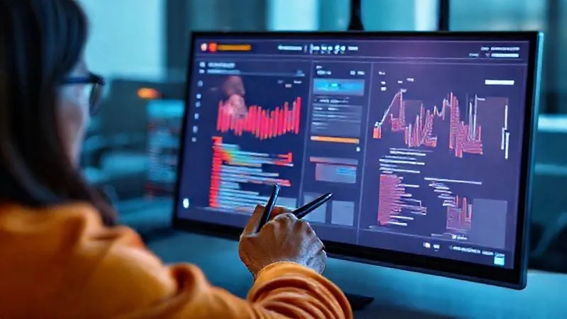 A photorealistic image of a sleek, modern web interface being collaboratively built by multiple cursors on a shared screen, with vibrant colors and clean typography. Cinematic lighting, sharp focus, depth of field, 8K hyper-detailed, professional photography, shot on a high-end DSLR.